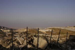 Mount of Olives Wall Demolished Home